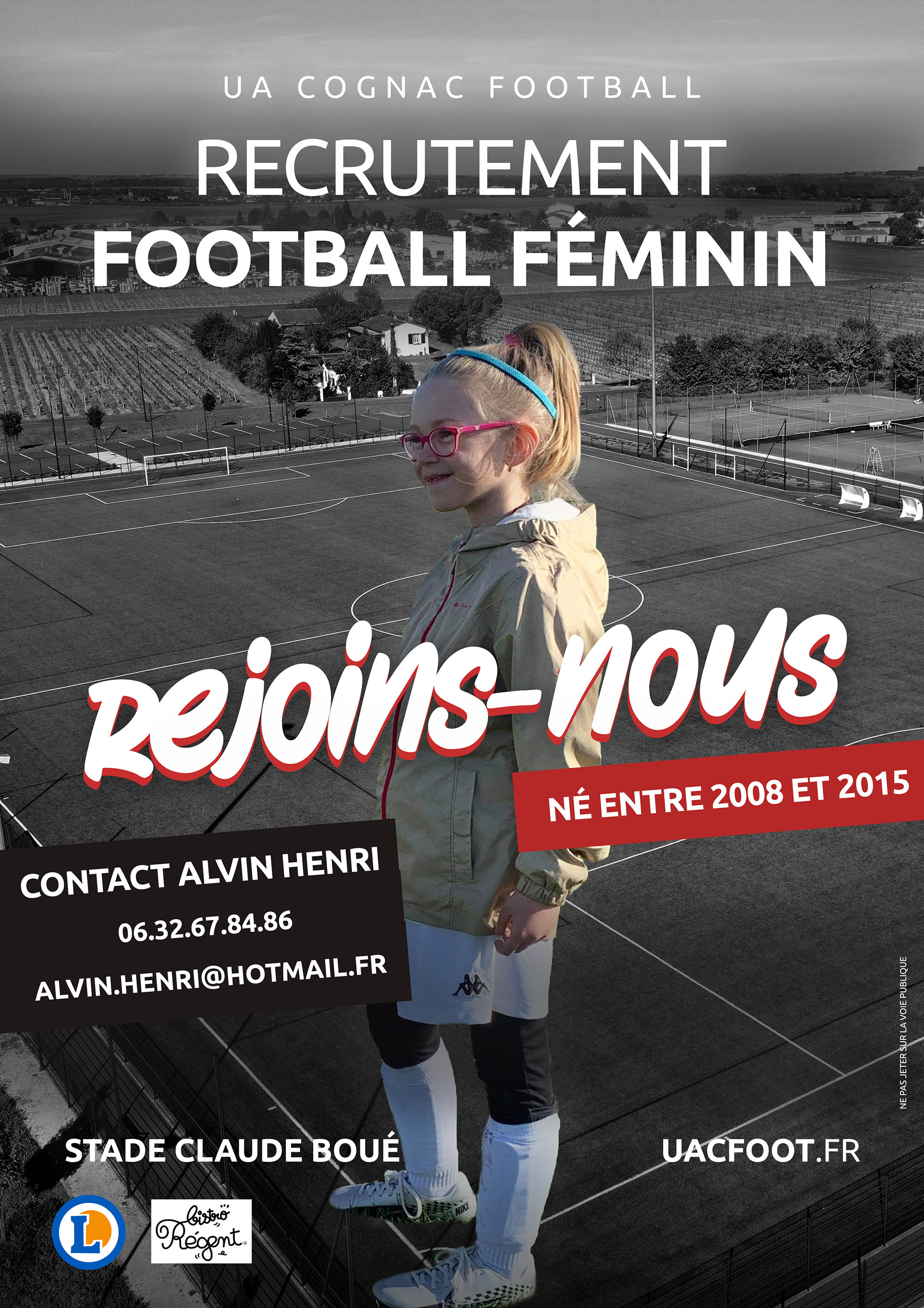 recrutement féminines UA COGNAC